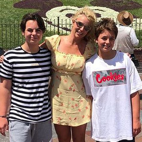 jayden federline|Where Britney Spears Stands With Sons Sean and Jayden .